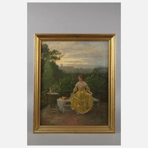 Prof. Otto Fröhlich, attr., "Die Anprobe"