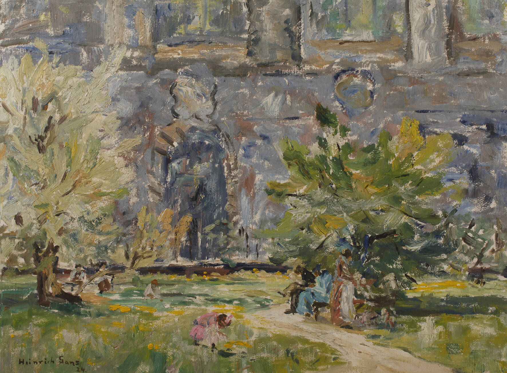 Heinrich Gans, Park in München