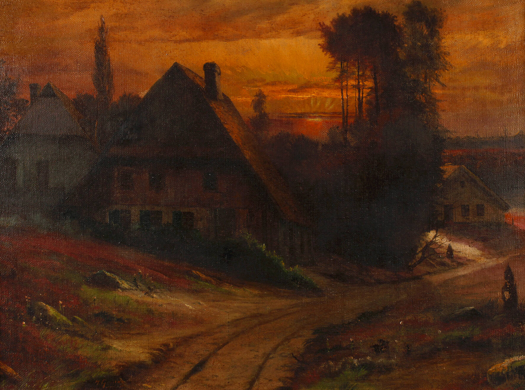 Hermann Garling, Dorflandschaft