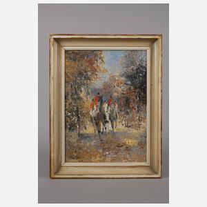 Ludwig Gschosmann, "Morgendlicher Ausritt"