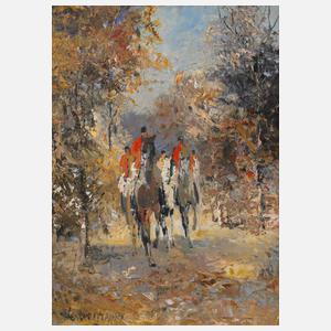 Ludwig Gschosmann, "Morgendlicher Ausritt"