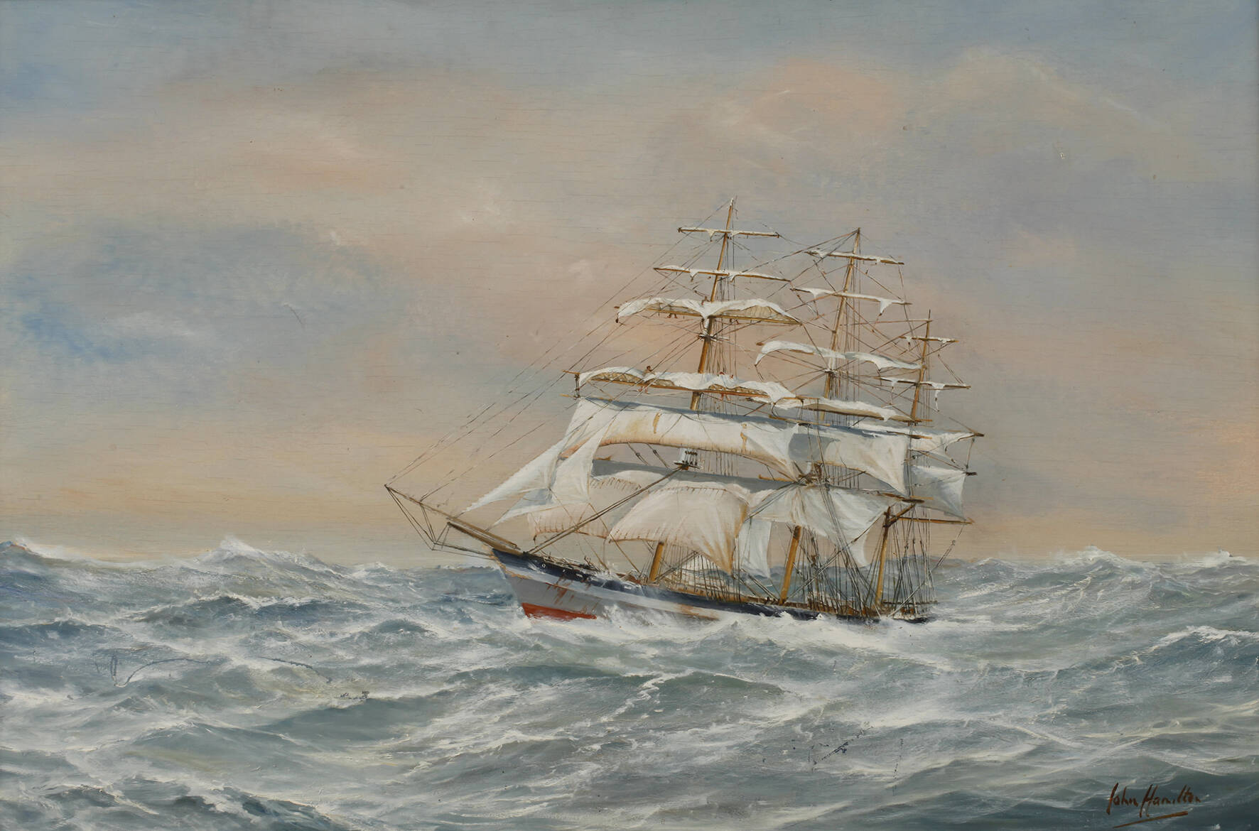John Hamilton, Segelschiff