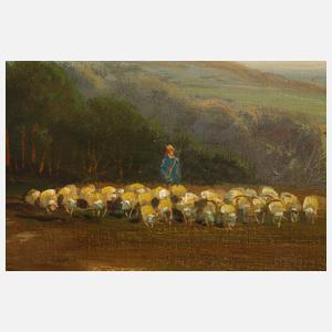 Heidendahl, "Eifellandschaft mit Schafherde"