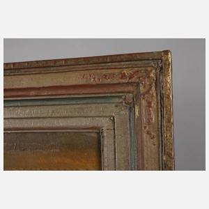 Prof. Carl Heine, Stillleben mit Alpenveilchen