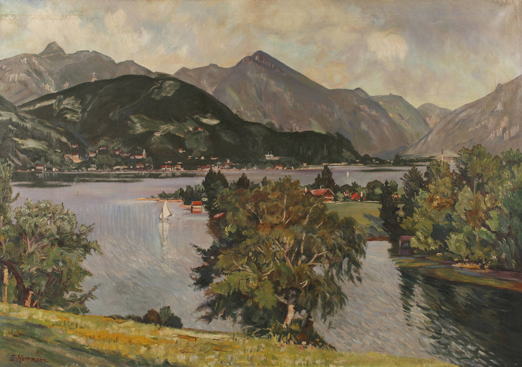 E. Herrmann, Sommer am See
