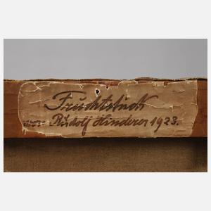 Prof. Rudolf Hinderer, "Fruchtstück"