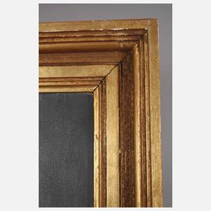 H. Hopp, Portrait vor Ruinen