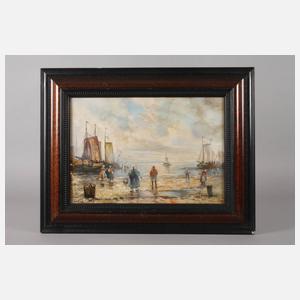 Rein Hornemann, attr., Fischer am Strand