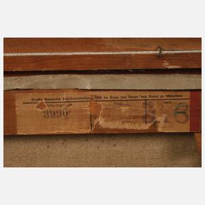 Arthur Viktor Huber, Baum in Vorfrühlingslandschaft