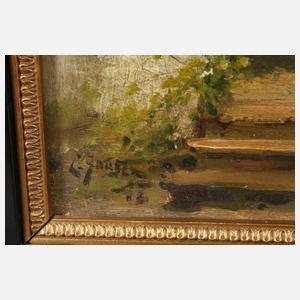 E. Jansen, Dame im Park