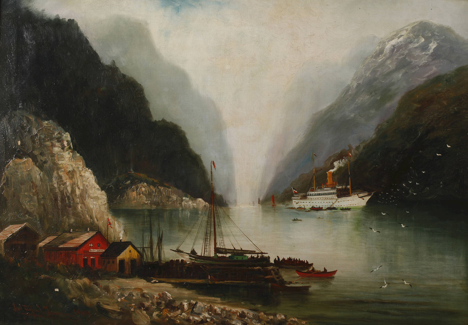 Prof. Alfred Jensen, Fjordlandschaft