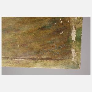 Ludwig von Jordan, Kanal in flacher Landschaft