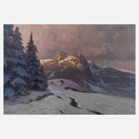 Alexander Kircher, Winterliche Alpenlandschaft111