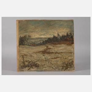 Prof. Walther Klemm, attr., Winterlandschaft