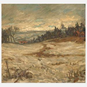 Prof. Walther Klemm, attr., Winterlandschaft