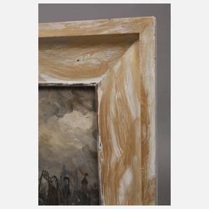 Prof. Walther Klemm, attr., Segelboot im Hafen