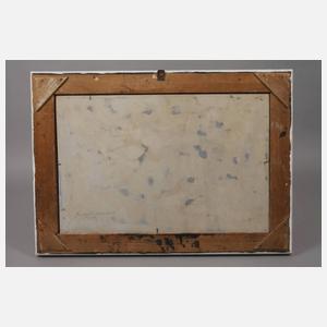 Prof. Walther Klemm, attr., Segelboot im Hafen