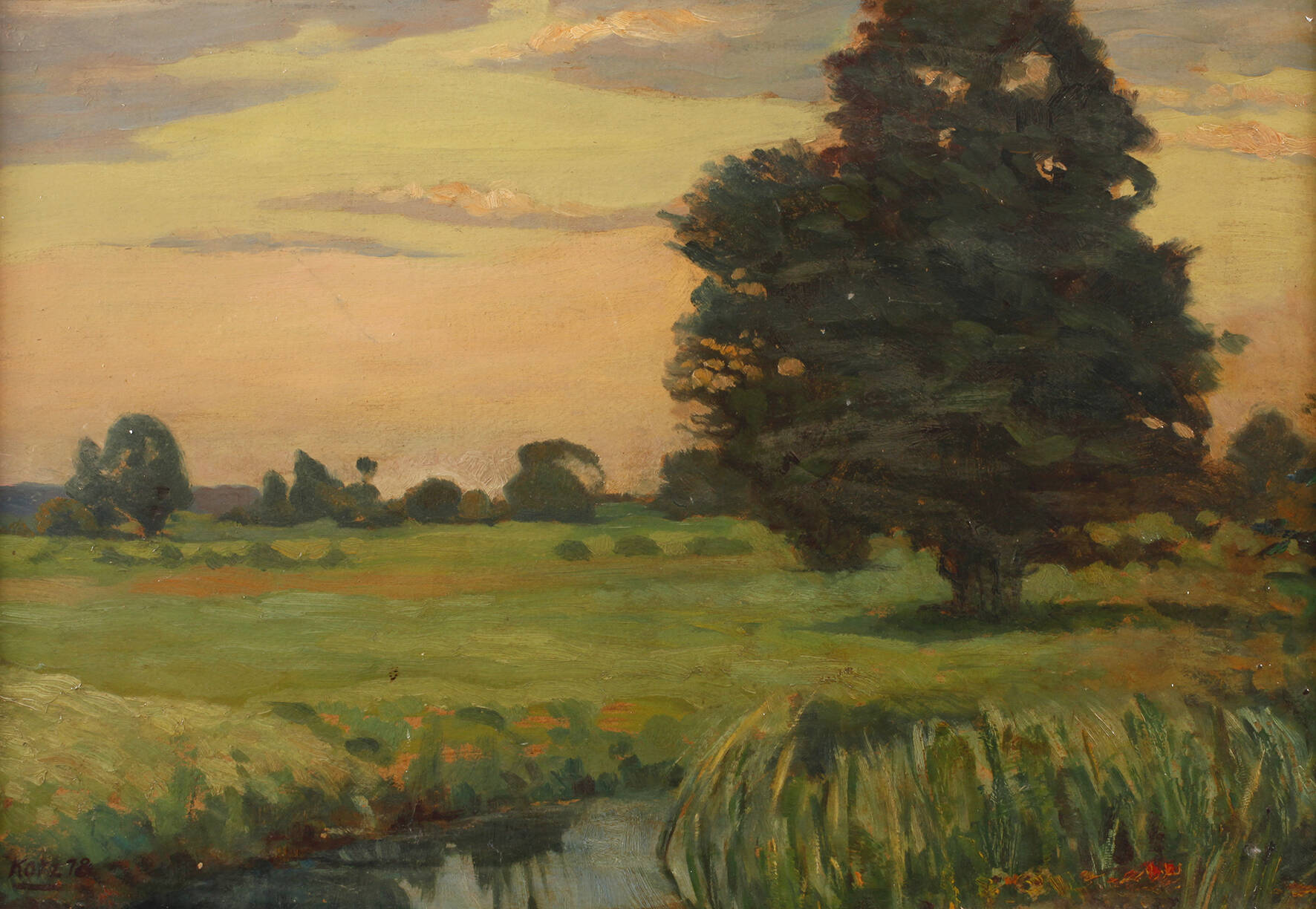 Friedrich Kotz, Abend in der Aue