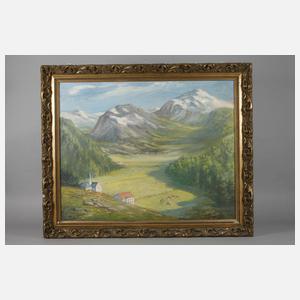 Arthur Krause-Carus, Hochgebirgslandschaft