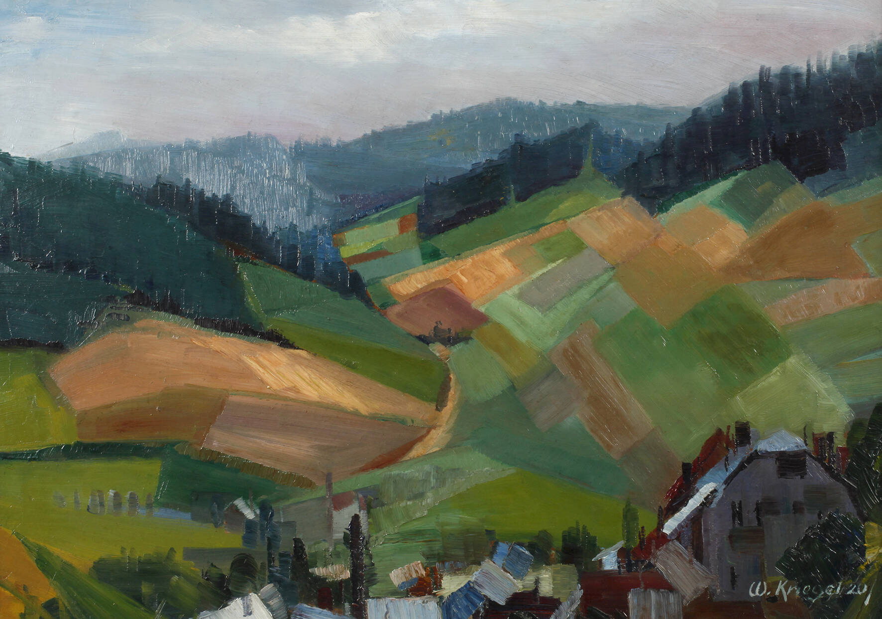 W. Kriegel, Berglandschaft