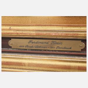 Ferdinand Kruis, attr., Die Harburg in Schwaben