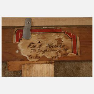 Ferdinand Kruis, attr., Die Harburg in Schwaben