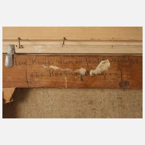 Ferdinand Kruis, attr., Die Harburg in Schwaben