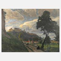 Ferdinand Kruis, attr., Die Harburg in Schwaben111