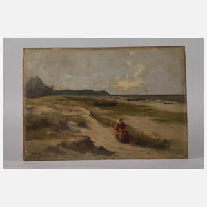 Otto Leu, Lesende am Strand