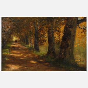 Emmy Lischke, Weg unter Bäumen