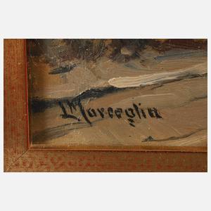 L. Marcoglin, Herbstliche Straßenszene