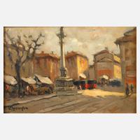 L. Marcoglin, Herbstliche Straßenszene111