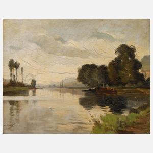 Albert Marks, Flusslandschaft