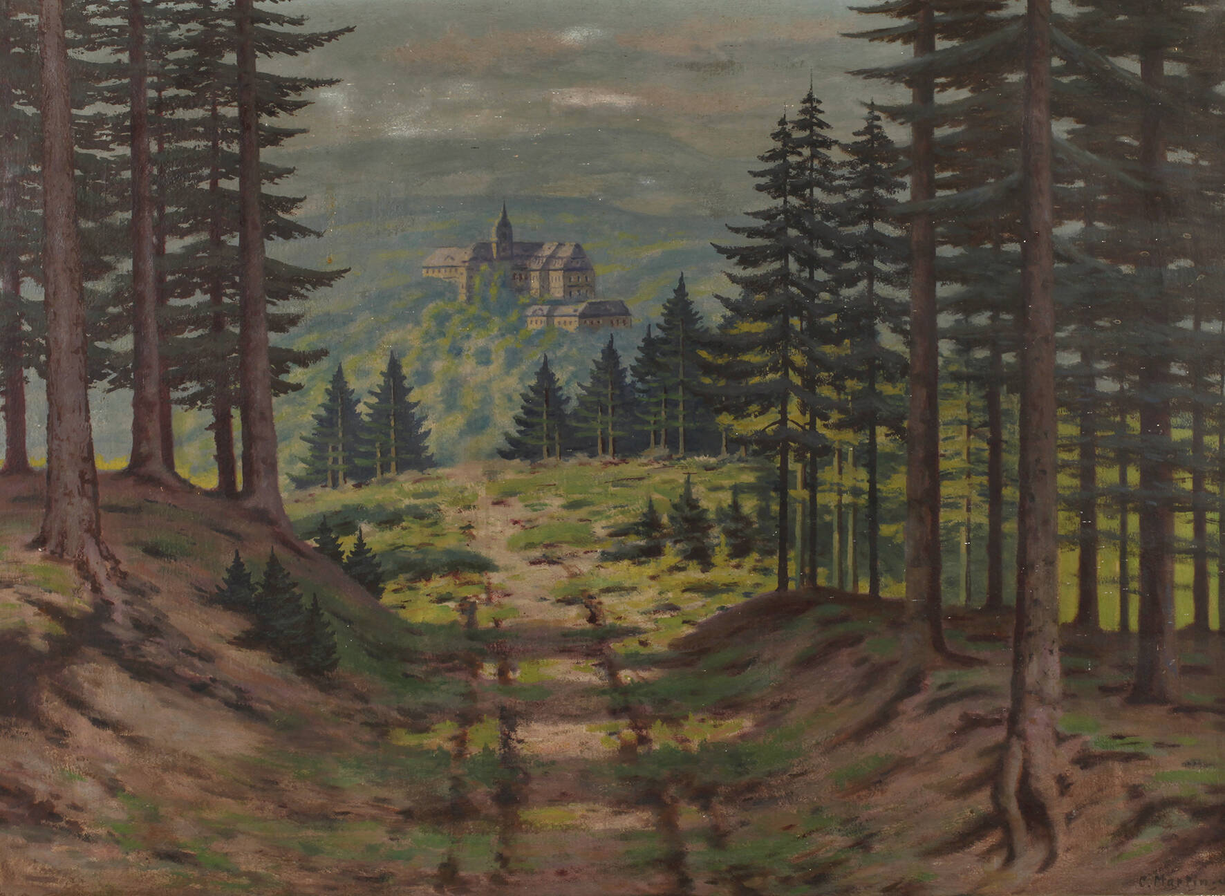 Curt Martin, Schloss Schwarzburg in Thüringen