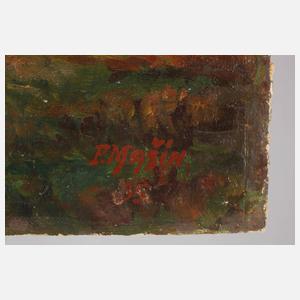 F. Masin, Frauen im Park