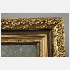 Otto Matthaei, attr., Feld am Dorfrand