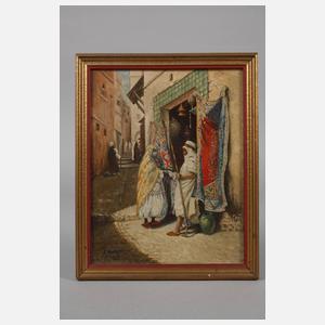 P. Moesgen, Orientalische Straßenszene