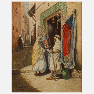 P. Moesgen, Orientalische Straßenszene