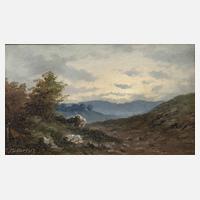 F. Müller, Landschaft in der Dämmerung111