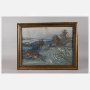 Max Ostrý, Winterlandschaft