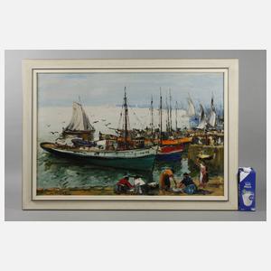 Manuel Gregorio Pereira, Fischerboote im Hafen