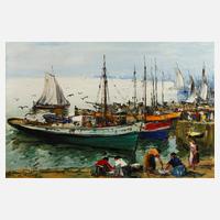 Manuel Gregorio Pereira, Fischerboote im Hafen111