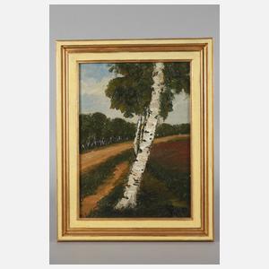 Hans Pick, Birken in der Landschaft