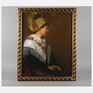 Georg Rank, Frau in Linzer Tracht