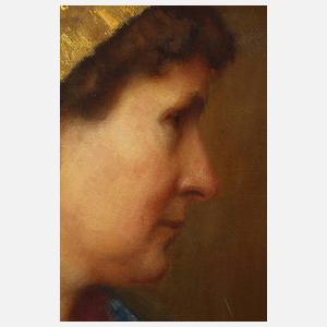 Georg Rank, Frau in Linzer Tracht