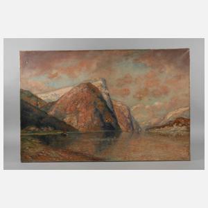 Georg Anton Rasmussen, attr., Fjordlandschaft