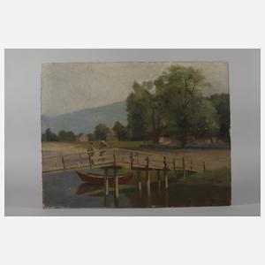 E. Schaltegger, Am Fluss