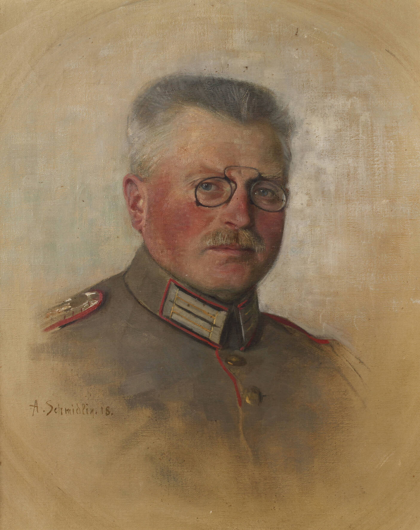 Adolf Schmidlin, Soldatenbildnis