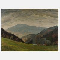 Fritz Scholz, Sommerliche Gebirgslandschaft111