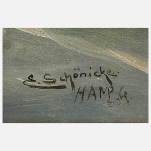 Emil Schönicke, Segler auf hoher See